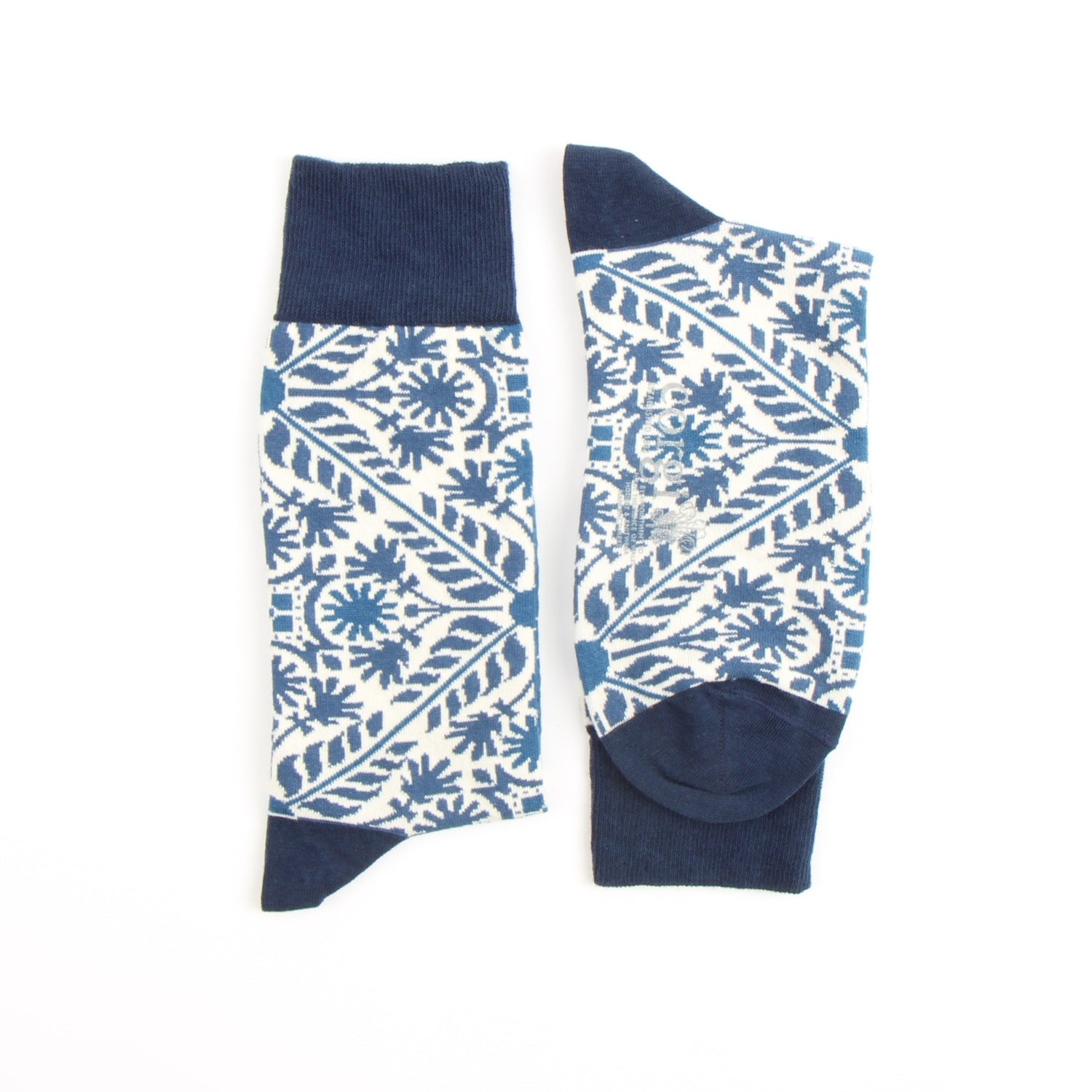 Men's Moroccan Tile Pattern Cotton Socks - Soft & Breathable for Everyday Wear, Work, and Travel