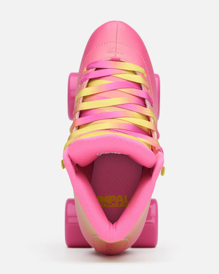 Impala Rollerskates for Women - Tropicana Pink Retro Quad Roller Skates with Light-Up Wheels | Perfect for Outdoor Skating, Roller Rinks, and 80s Themed Parties