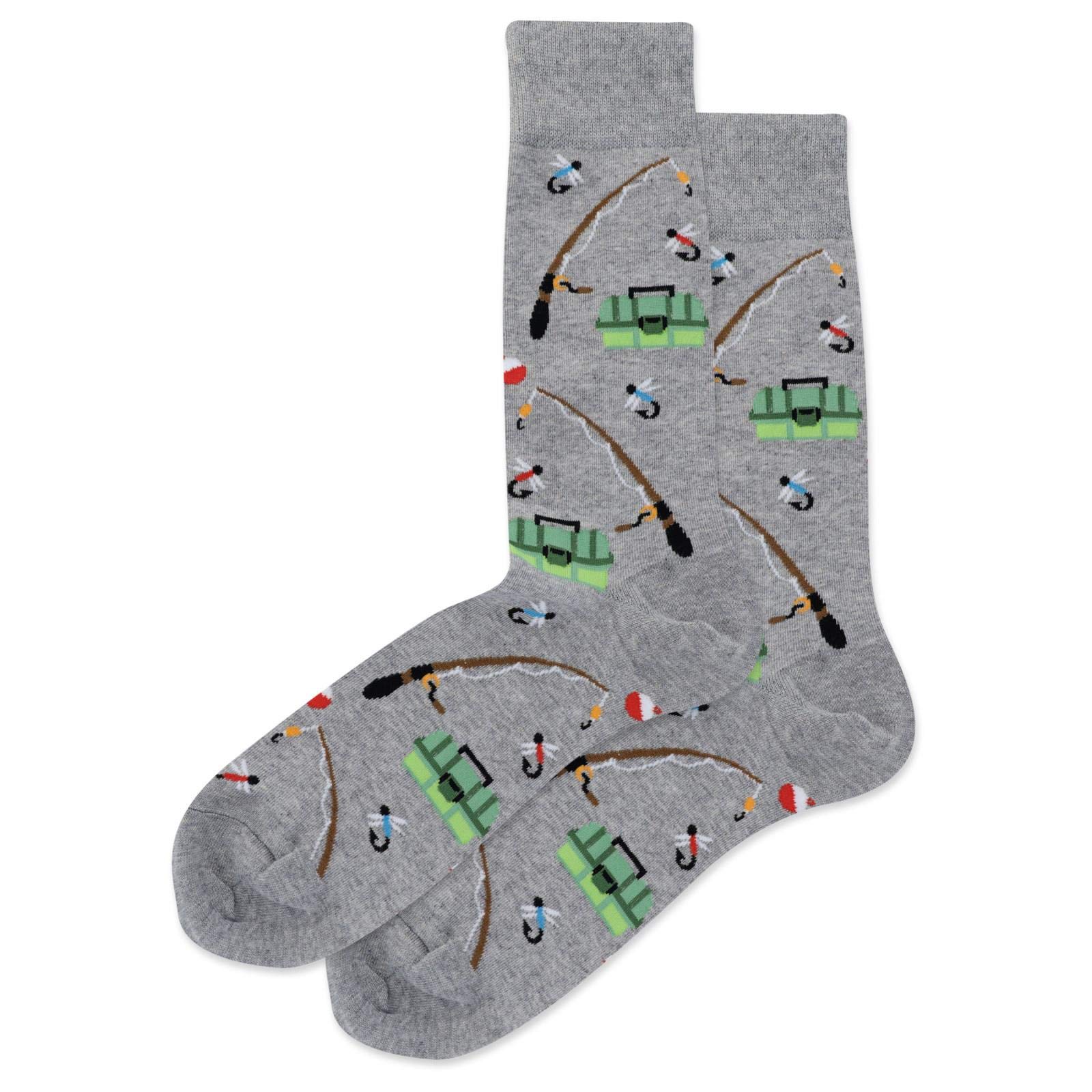 Hot Sox Men's Printed Socks - Fun & Comfortable Novelty Socks for Everyday Wear, Gifts & Costume Accessories