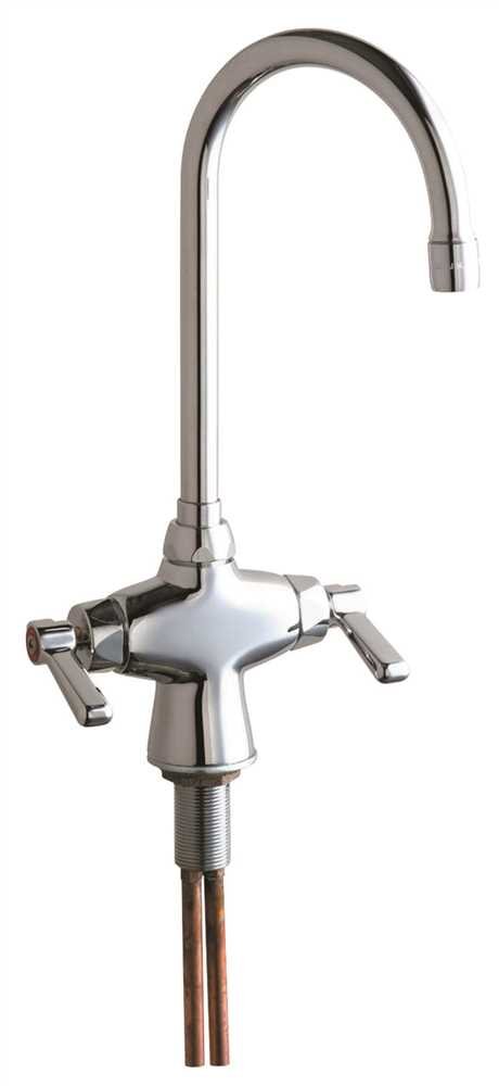 Single Hole Gooseneck Kitchen Faucet with Manual Operation - Perfect for Modern Farmhouse, RV, and Small Space Sink Installations