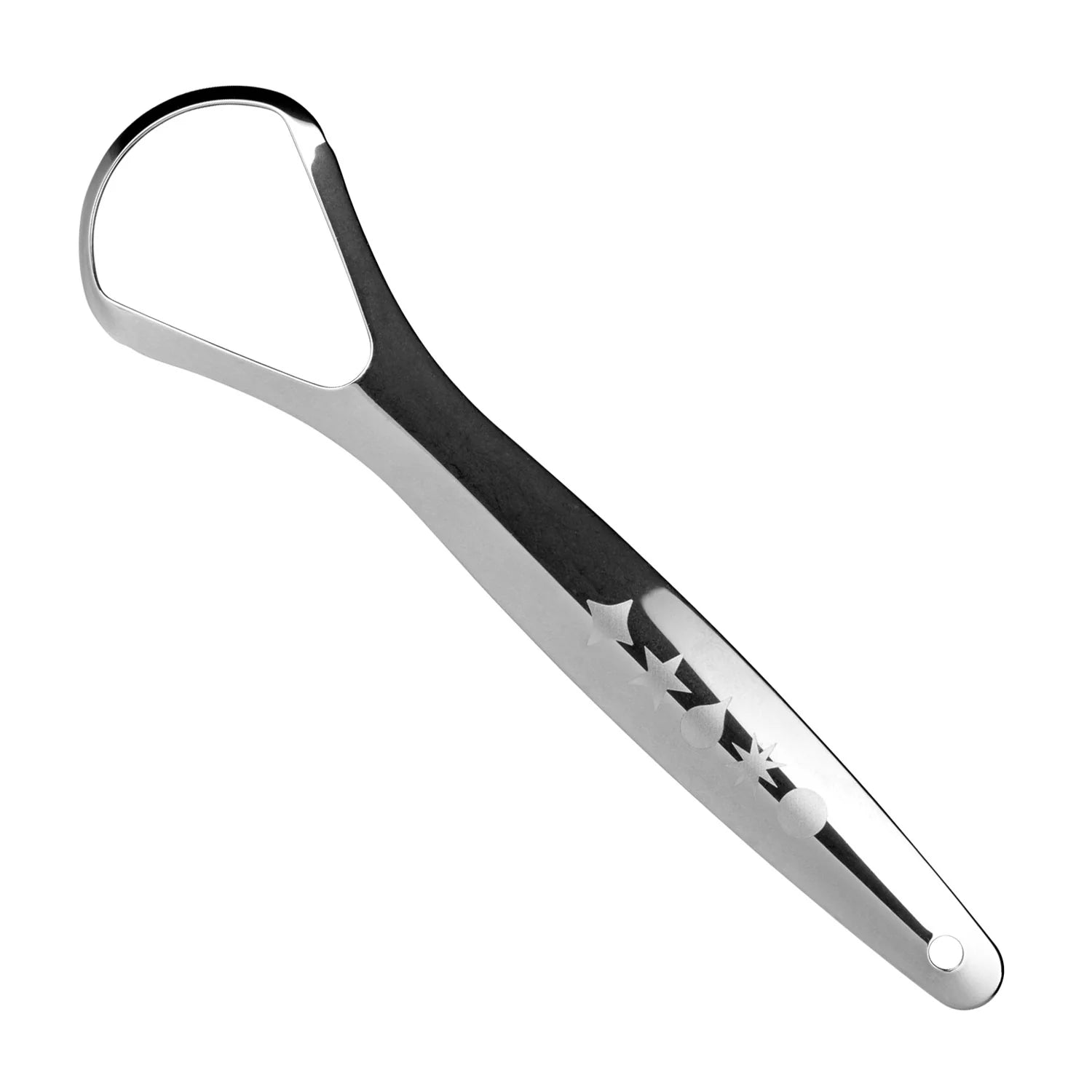 Premium Stainless Steel Tongue Scraper for Oral Hygiene - Bad Breath Remover & Tongue Cleaner - Perfect for Daily Dental Care, Travel & Fresh Breath Routine