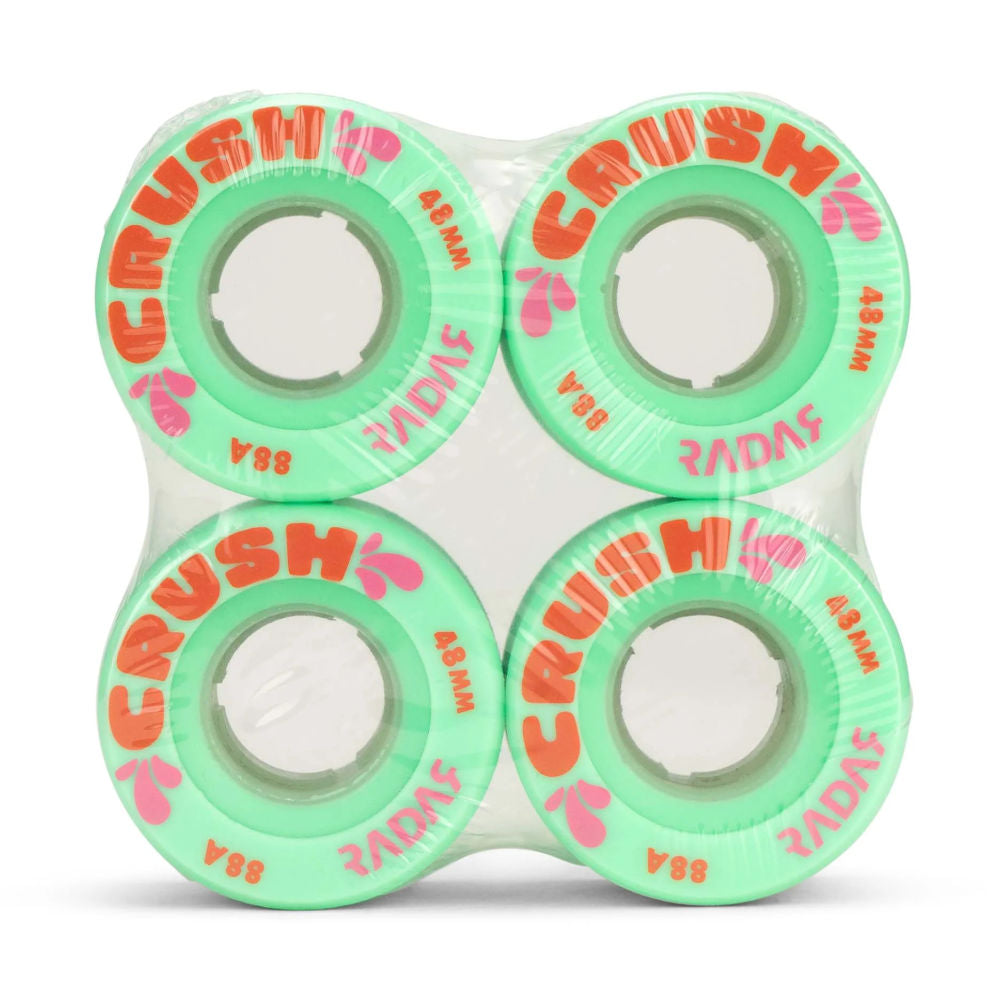 48mm Radar Crush Outdoor Roller Dance Wheels - 4 Pack for Smooth Skating & Roller Derby Performance