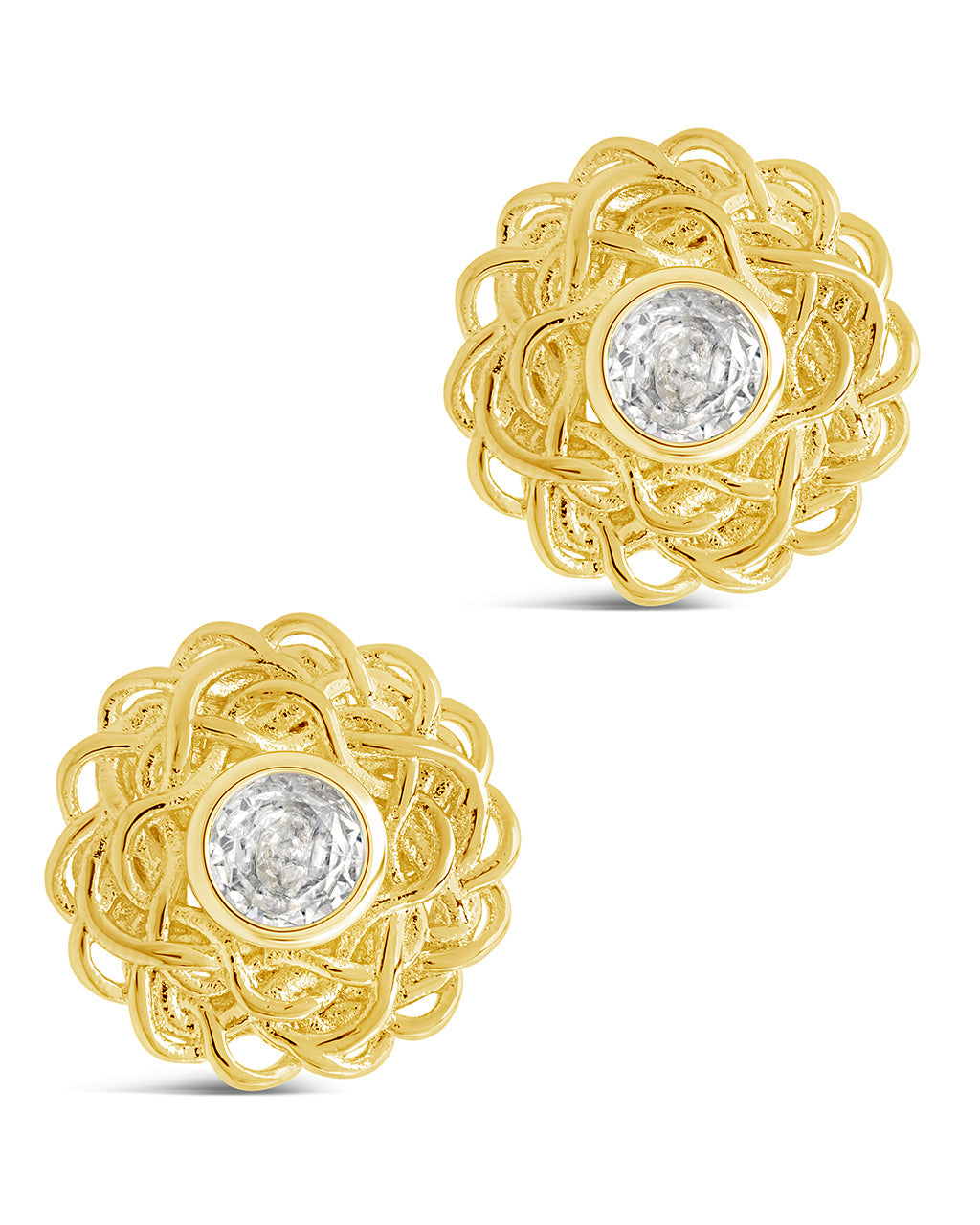 Lanira CZ Stud Earrings for Women - Cubic Zirconia Silver Earrings - Elegant & Hypoallergenic Jewelry for Daily Wear, Parties & Gifts