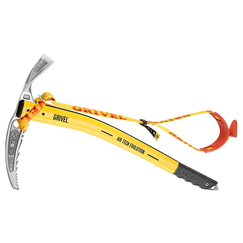 Grivel Air Tech Evo G-Bone Ice Axe with Long Leash - 66cm Lightweight Mountaineering Tool for Alpine Climbing, Glacier Travel & Ice Climbing Adventures