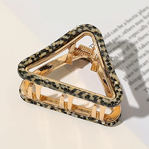 SOWUNO Hair Claw Clips for Women - Decorative Hollow Strong Hold Hair Clips, Small Fashion Jaw Clips with Interlocking Teeth - Perfect for Ponytails, Buns and Everyday Hairstyles