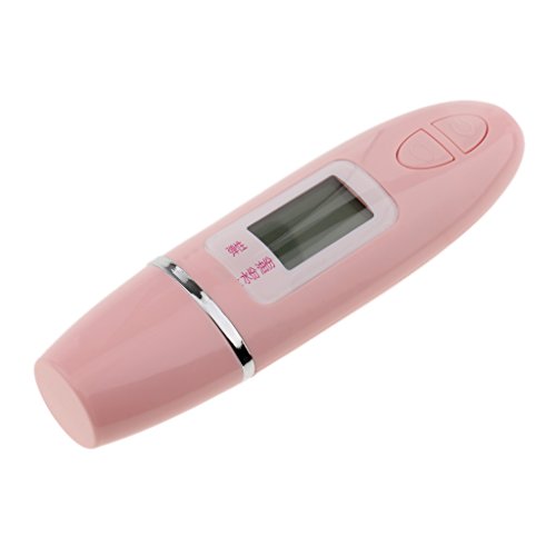 Siah LCD Digital Skin Moisture Analyzer - Portable Hydration Tester for Face & Body, Accurate Sensor with Pink Design | Ideal for Skincare Routine, Spa, and Dermatology Use