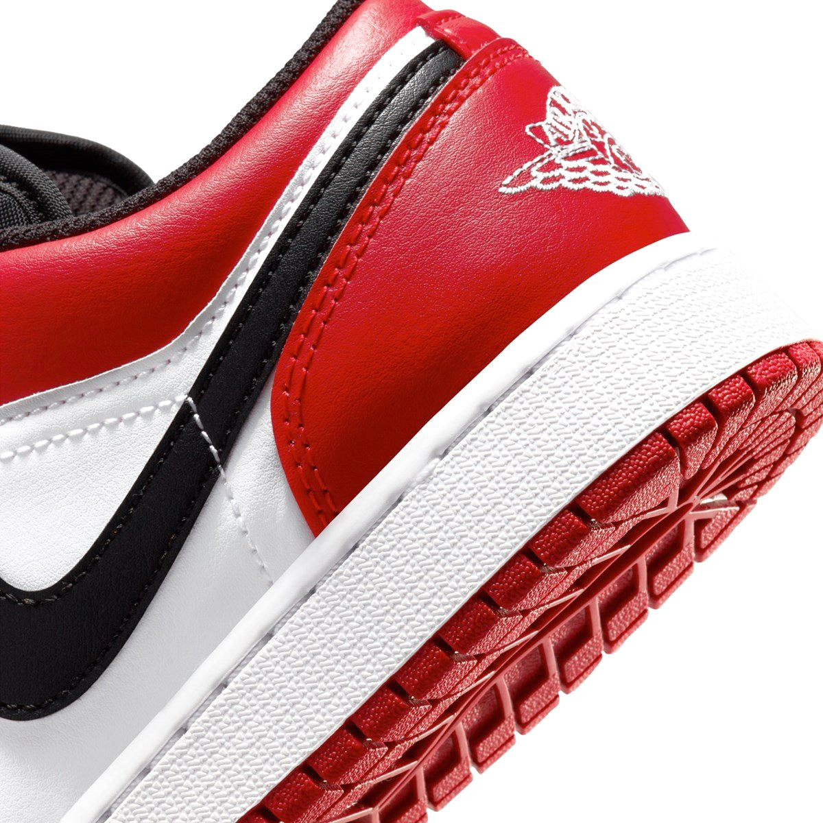 Air Jordan 1 Low GS Bred Toe Sneakers - Gym Red, White & Black Basketball Shoes for Girls - Perfect for School, Sports & Casual Wear