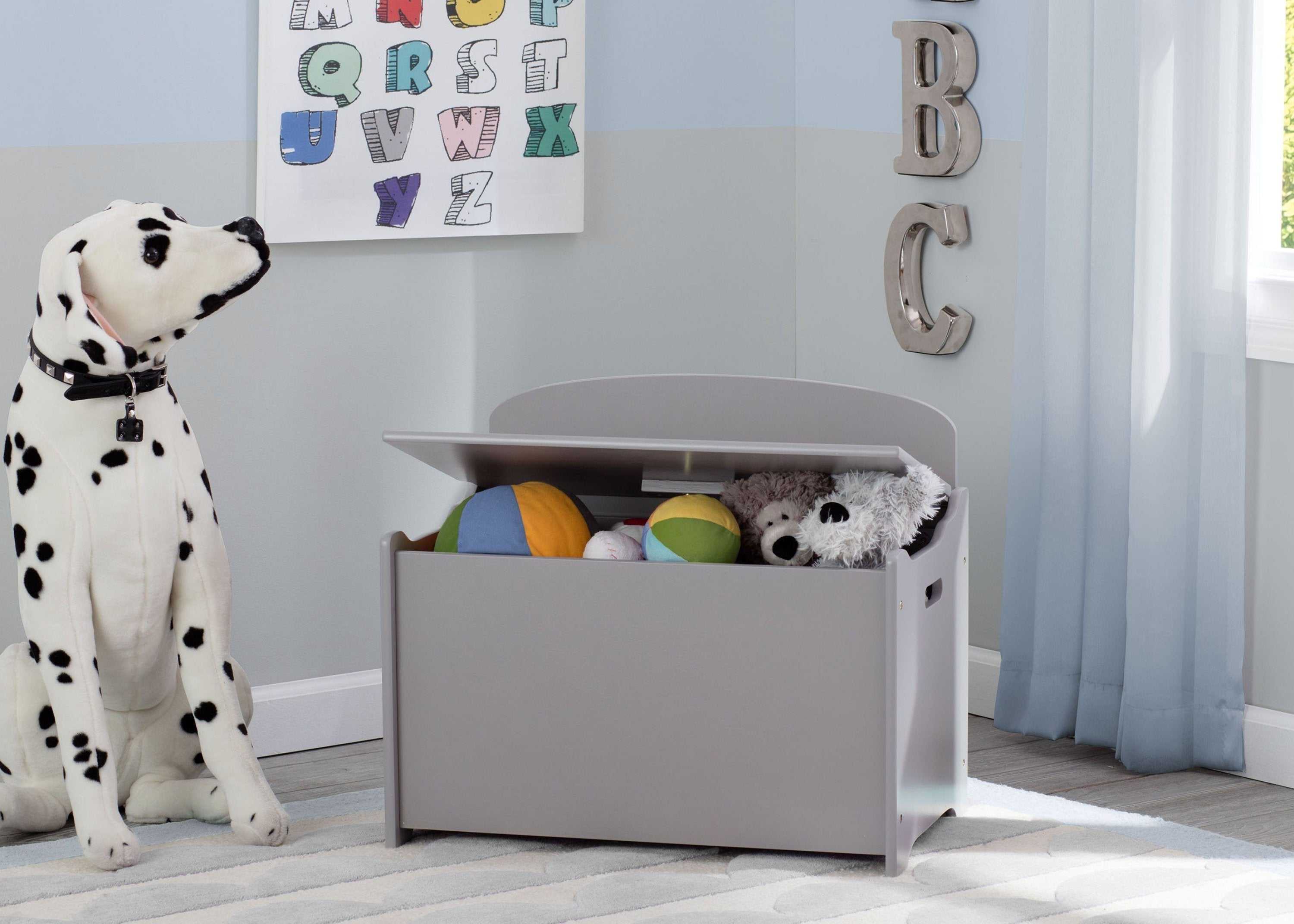 MySize Deluxe Toy Box - Large Storage Organizer for Kids' Toys, Books & Games | Perfect for Playrooms, Bedrooms & Daycares