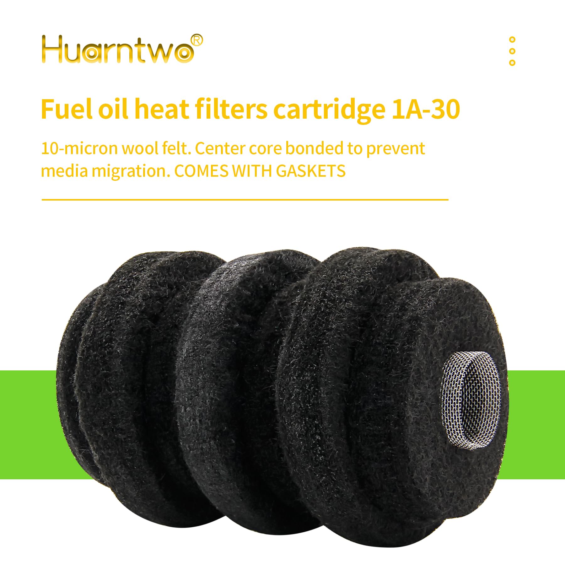 High-Quality 1A-30 Fuel Oil Heat Filter Cartridge Replacement - Compatible with Heating Systems, Boilers & Furnaces - Perfect for Home, Commercial & Industrial Use