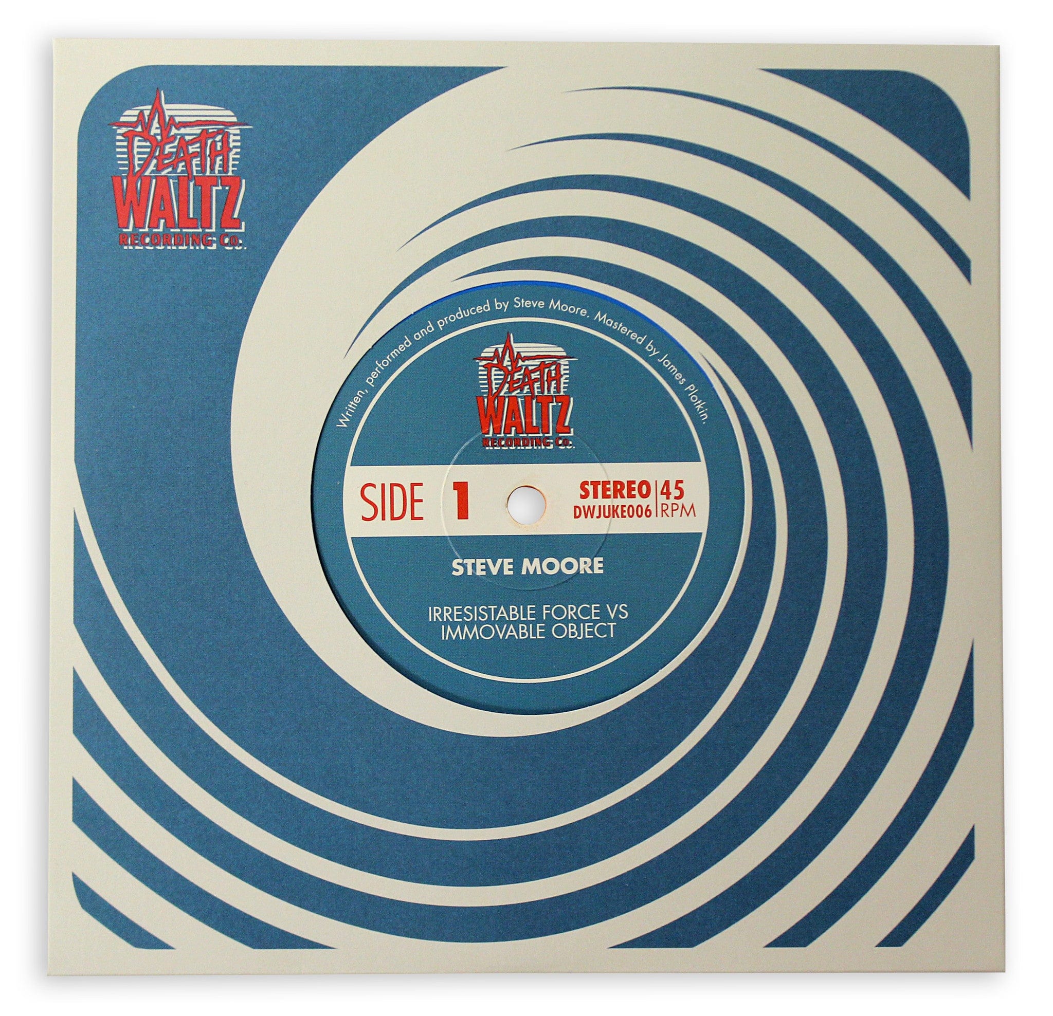 Steve Moore's Irresistible Force vs Immovable Object 7-Inch Vinyl Record - Limited Edition Collectible for Music Lovers & Audiophiles - Perfect for Home Listening, DJ Sets & Vinyl Collections