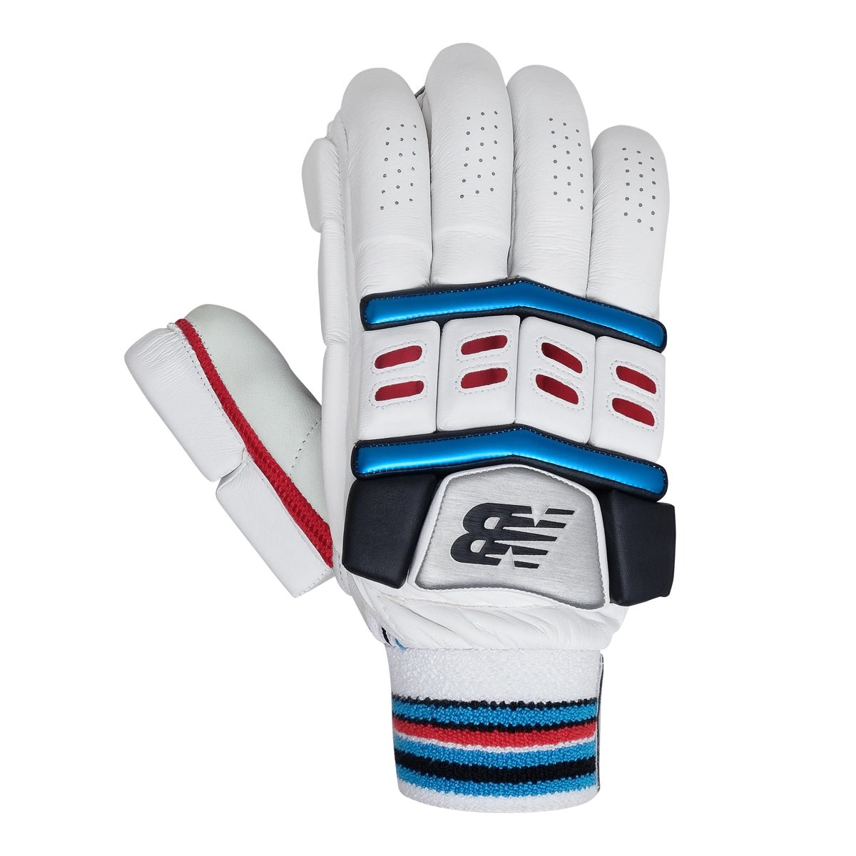 New Balance TC 1160 Cricket Batting Gloves - Premium Leather Protection for Cricket Players - Perfect for Practice & Match Play
