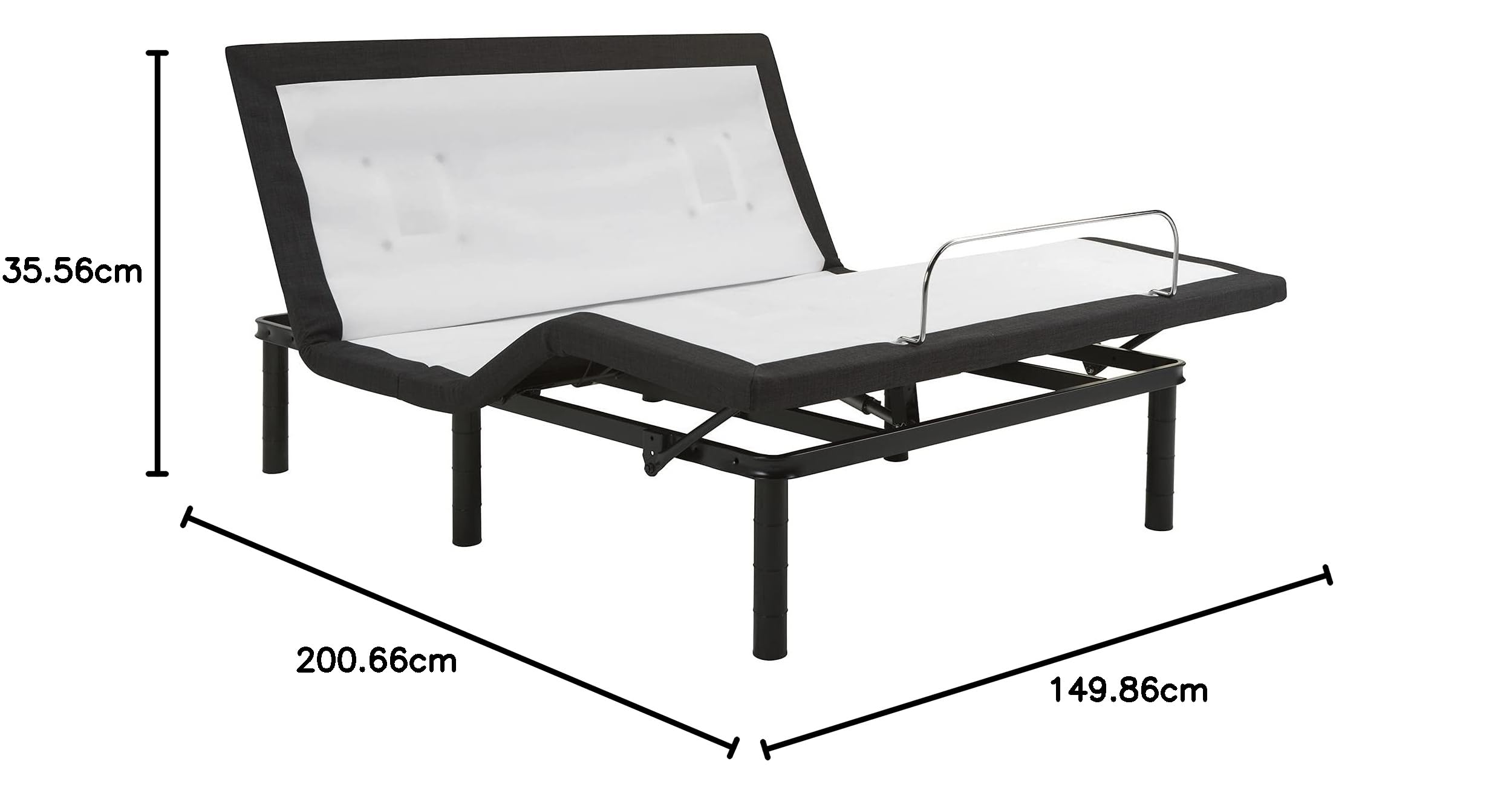 Blissful Nights E4 Queen Adjustable Bed Base Frame with Massage, Anti-Snore & Zero Gravity - Dual USB Charging, Under Bed Nightlight, Wireless Remote - Easy No-Tool Assembly for Ultimate Comfort & Relaxation | Perfect for Home, Office, Guest Room & Senior Care