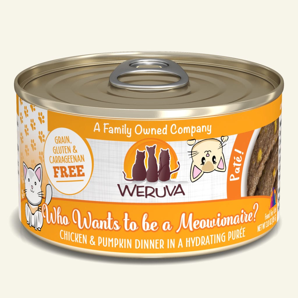 Weruva Chicken & Pumpkin Canned Wet Cat Food - Grain-Free, High Protein Meal for Adult Cats - Perfect for Picky Eaters & Weight Management - Indoor & Outdoor Cat Nutrition