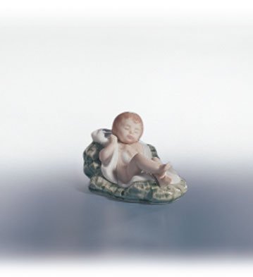 LLADR Classic White Baby Jesus Figurine - 2.25 x 3.5 Inch Nativity Scene Decoration for Christmas, Home Décor & Religious Gifts