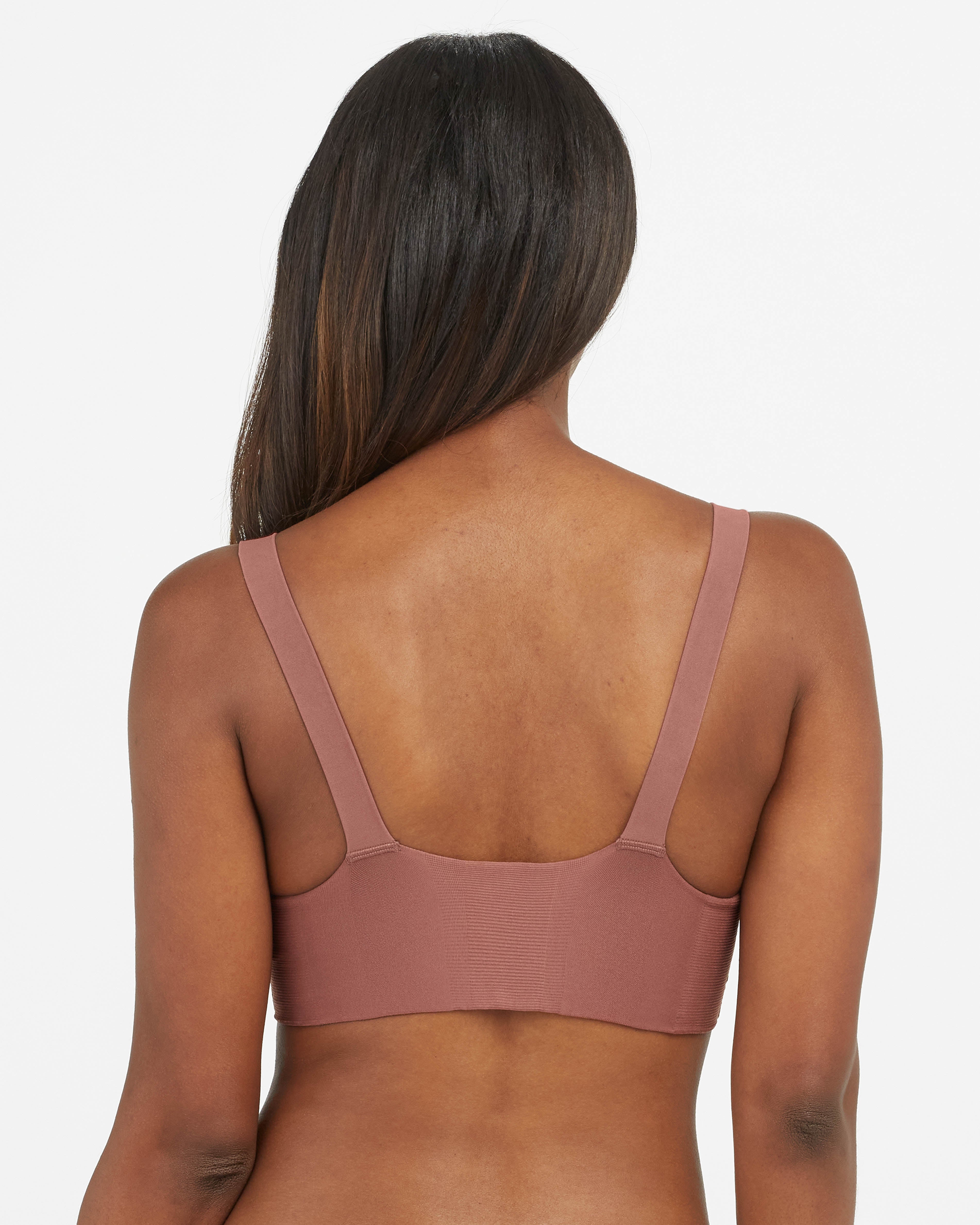 SPANX Smooth Comfort Lightly Lined Bralette - Wireless Support for Everyday Wear, Yoga & Lounge