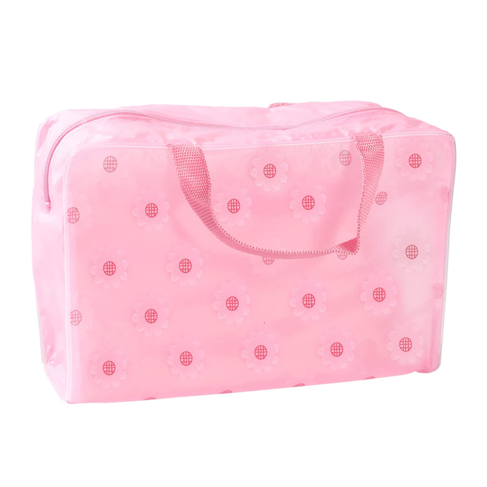 Sytaun Travel Toiletry Bag for Women - Portable Cosmetic Organizer with Floral Design for Toiletries, Makeup & Brushes | Perfect for Vacation, Gym & Weekend Getaways (Random Color)