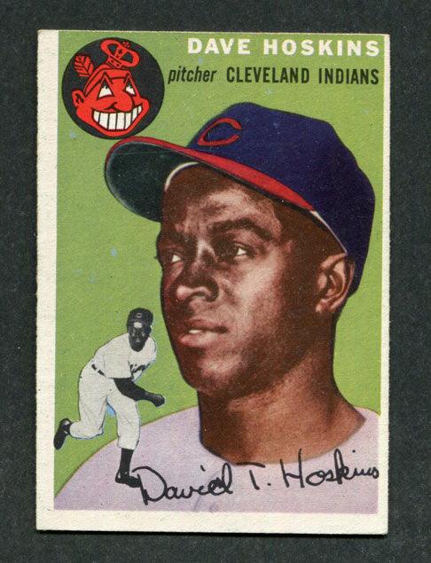 1954 Topps #81 Dave Hoskins Cleveland Indians Rookie Baseball Card - Vintage Collectible for Sports Memorabilia & Fan Display