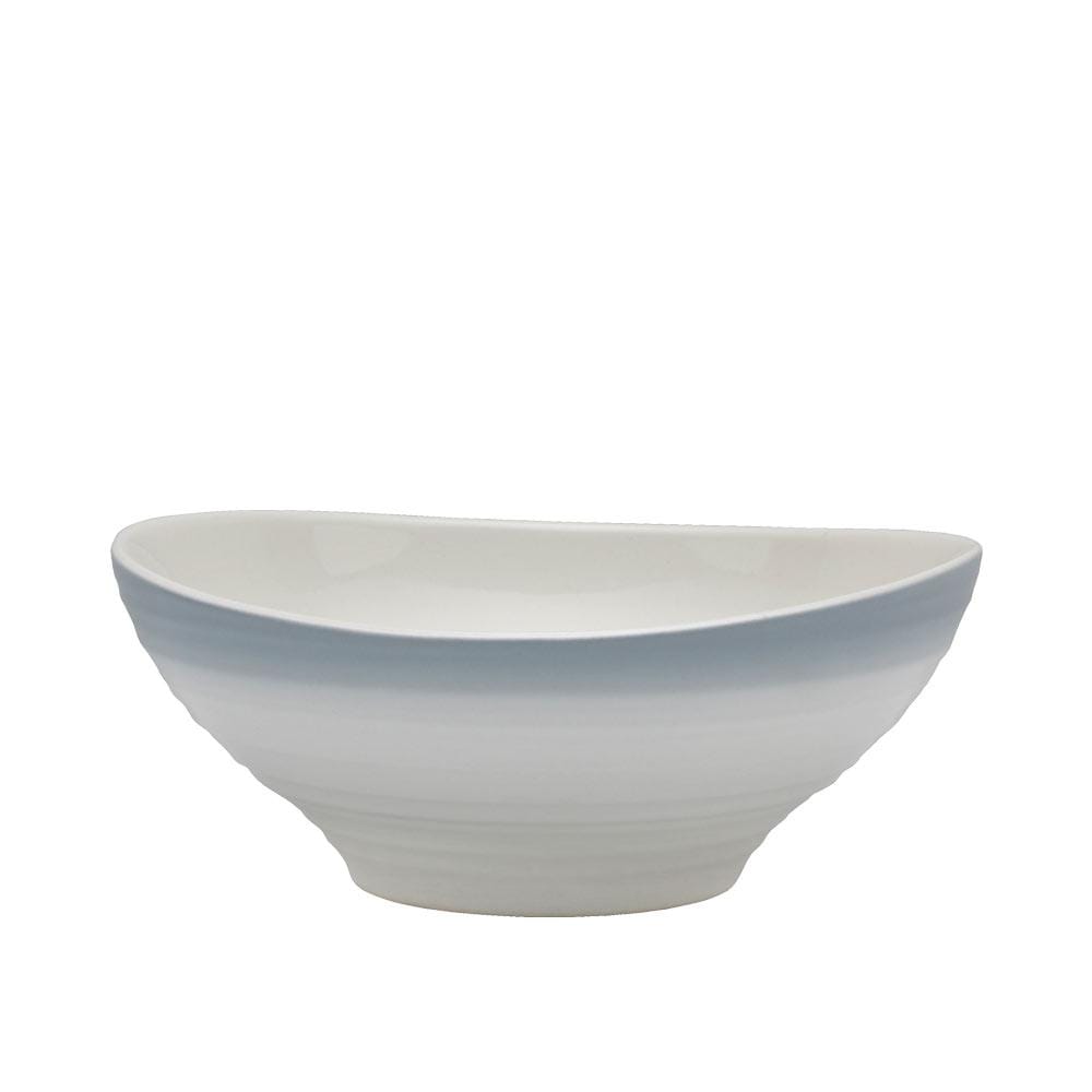 Swirl Ombre Grey 16-Piece Dinnerware Set - Service for 4 | Elegant Stoneware Plates, Bowls & Mugs | Perfect for Family Dinners, Entertaining Guests & Modern Kitchen Decor