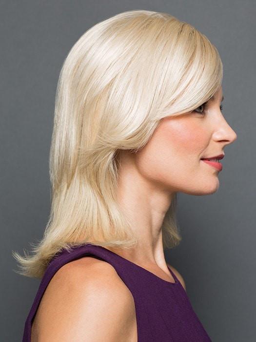 Chameleon Clip-In Synthetic Bangs & Hair Topper with Mono Base - Perfect for Cosplay, Costume Parties & Everyday Hair Volume Boost