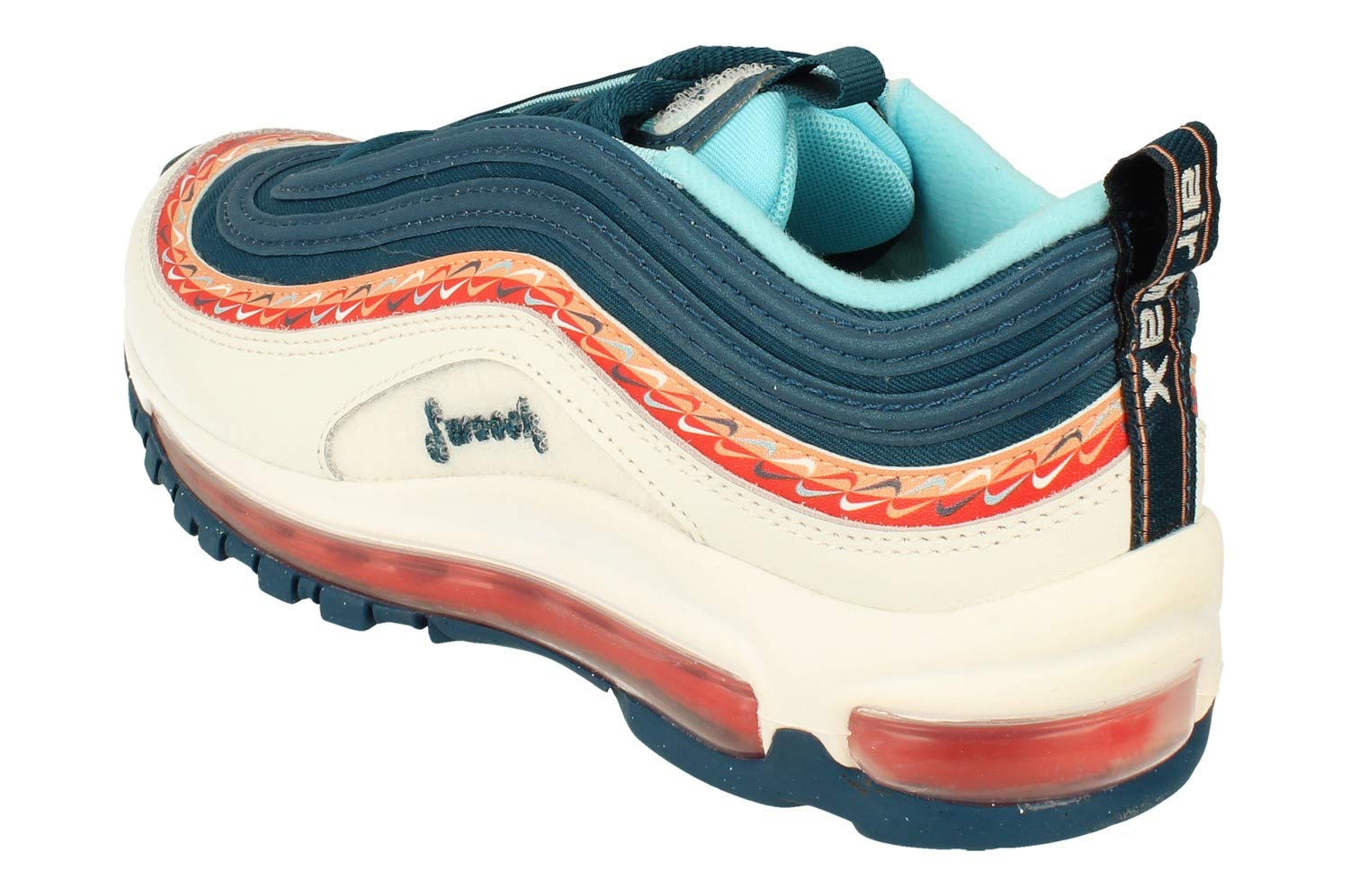 Nike Air Max 97 GS Big Kids Running Shoes CQ4818-400 Size 4 - Lightweight Comfort for School & Sports Activities