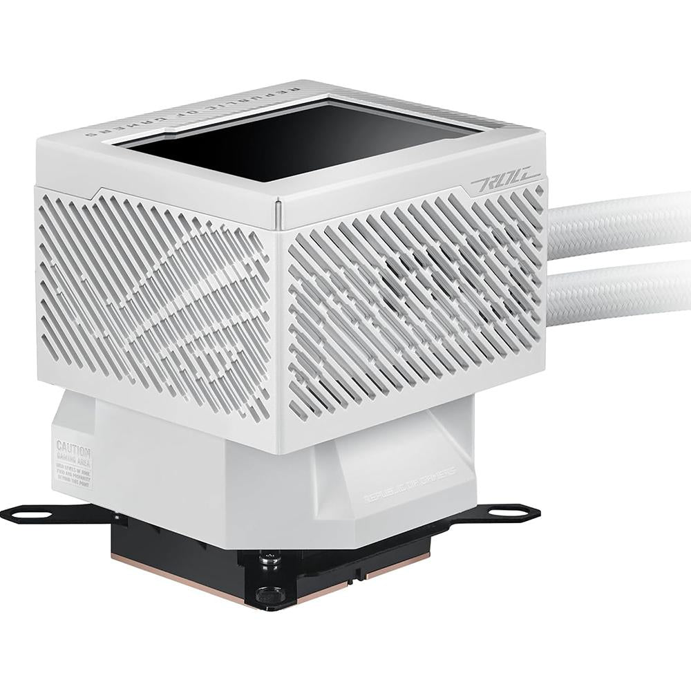 ASUS ROG Ryujin III 360 ARGB White Liquid CPU Cooler - Premium RGB AIO Water Cooling for Gaming PC, High Performance Cooling Solution for Intel/AMD Processors - Perfect for Gaming Rigs, Workstations & Overclocking Systems