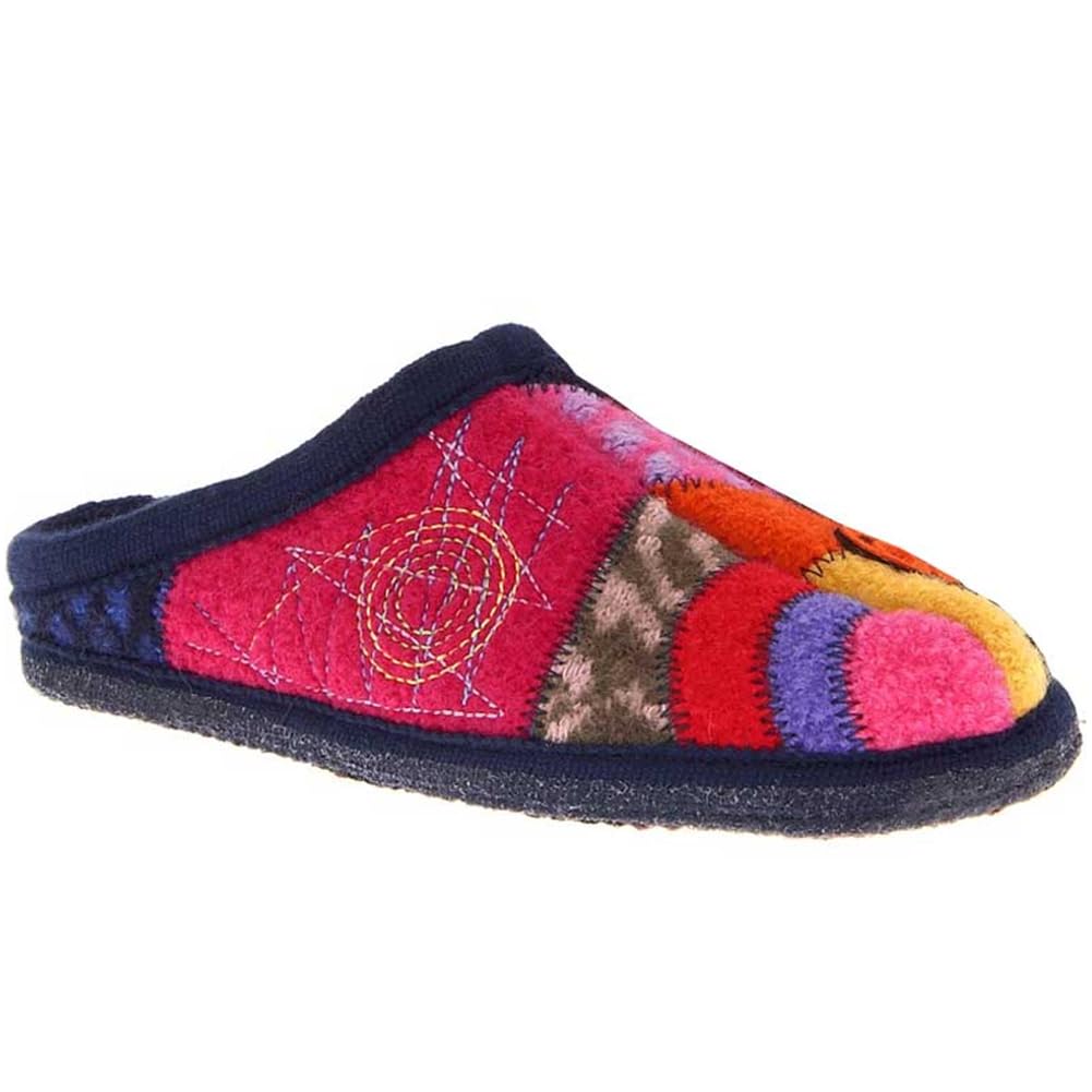 Haflinger Women's Calypso Wool Slippers - Cozy Indoor House Shoes for Winter Comfort & Warmth at Home