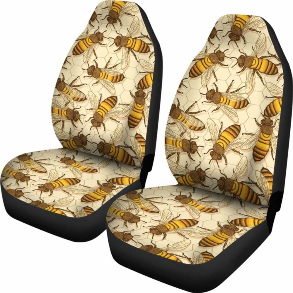 Bee Yourself Car Seat Covers 192609 - Premium Universal Fit Seat Protectors for Cars, SUVs & Trucks | Perfect for Daily Commute, Road Trips & Pet Protection