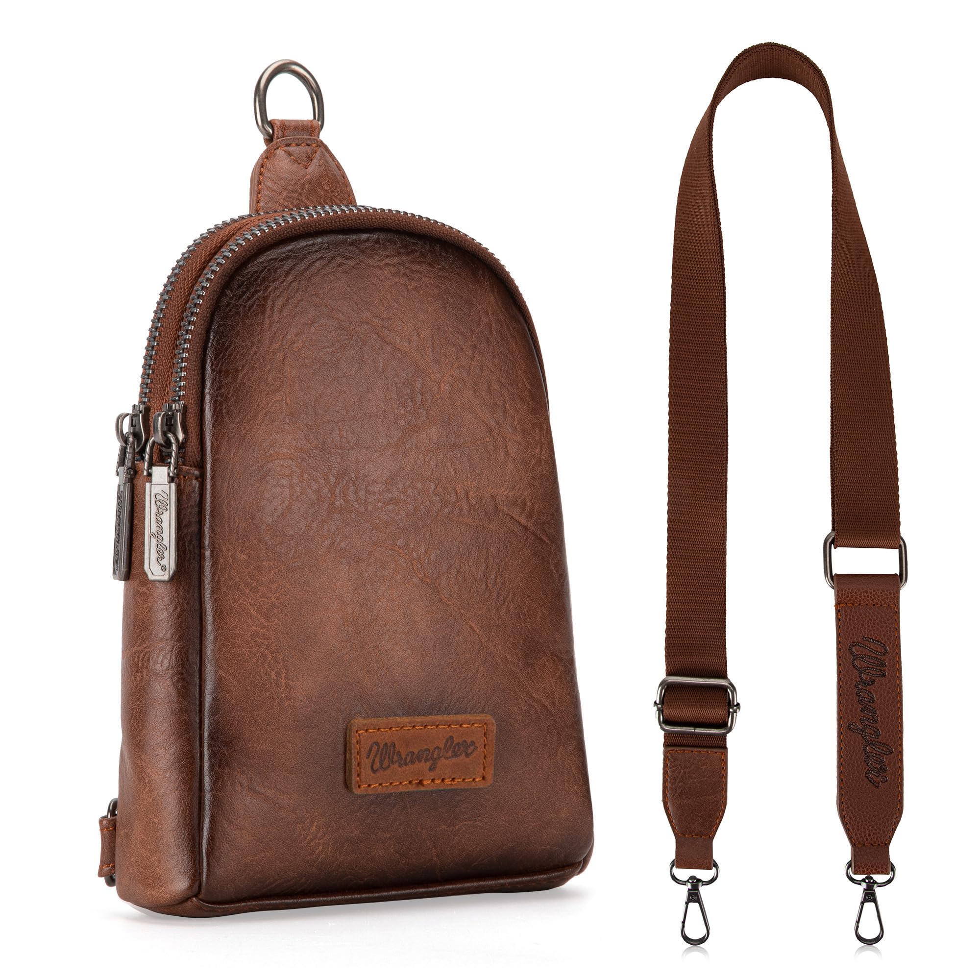 Wrangler Women's Sling Bag - Crossbody Fanny Pack for Travel & Outdoor