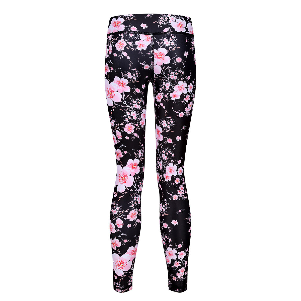 Blossom Noir Girls Leggings - Soft Stretchy Comfortable Yoga Pants for Kids - Perfect for School, Playtime & Dance Classes