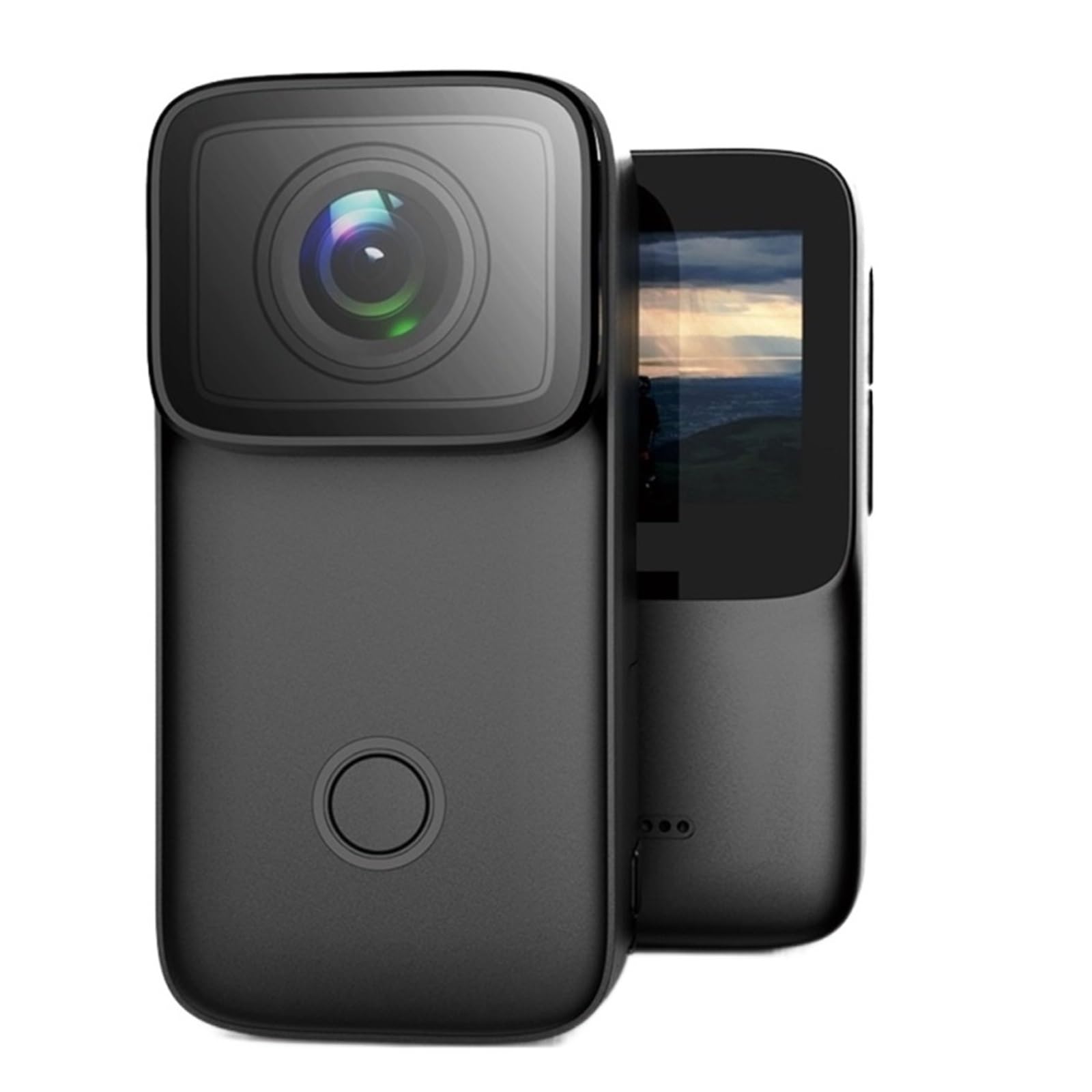 4K Action Camera with Anti-Shake & Night Vision - Waterproof Sports Camera for Vlogging, Riding, Skiing, Helmet Mounting (Includes 128GB Card) - Perfect for Outdoor Adventures, Travel Vlogging & Extreme Sports Recording