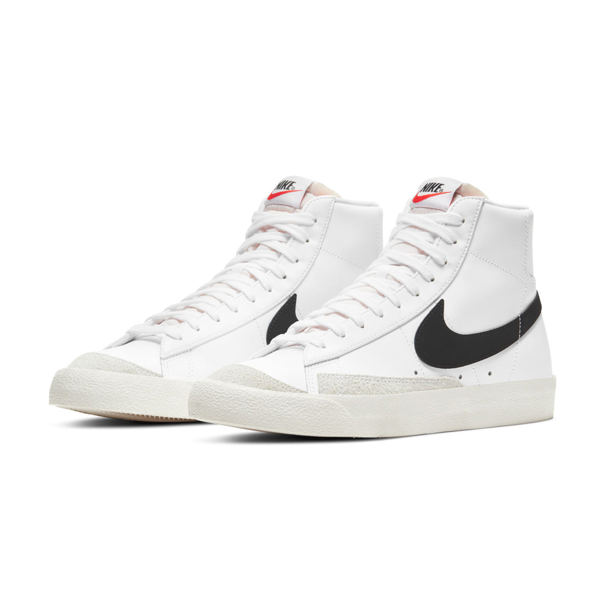 Nike Blazer Mid '77 Vintage Sneakers - White & Black Retro Basketball Shoes for Men & Women | Casual Streetwear & Vintage Style Outfits