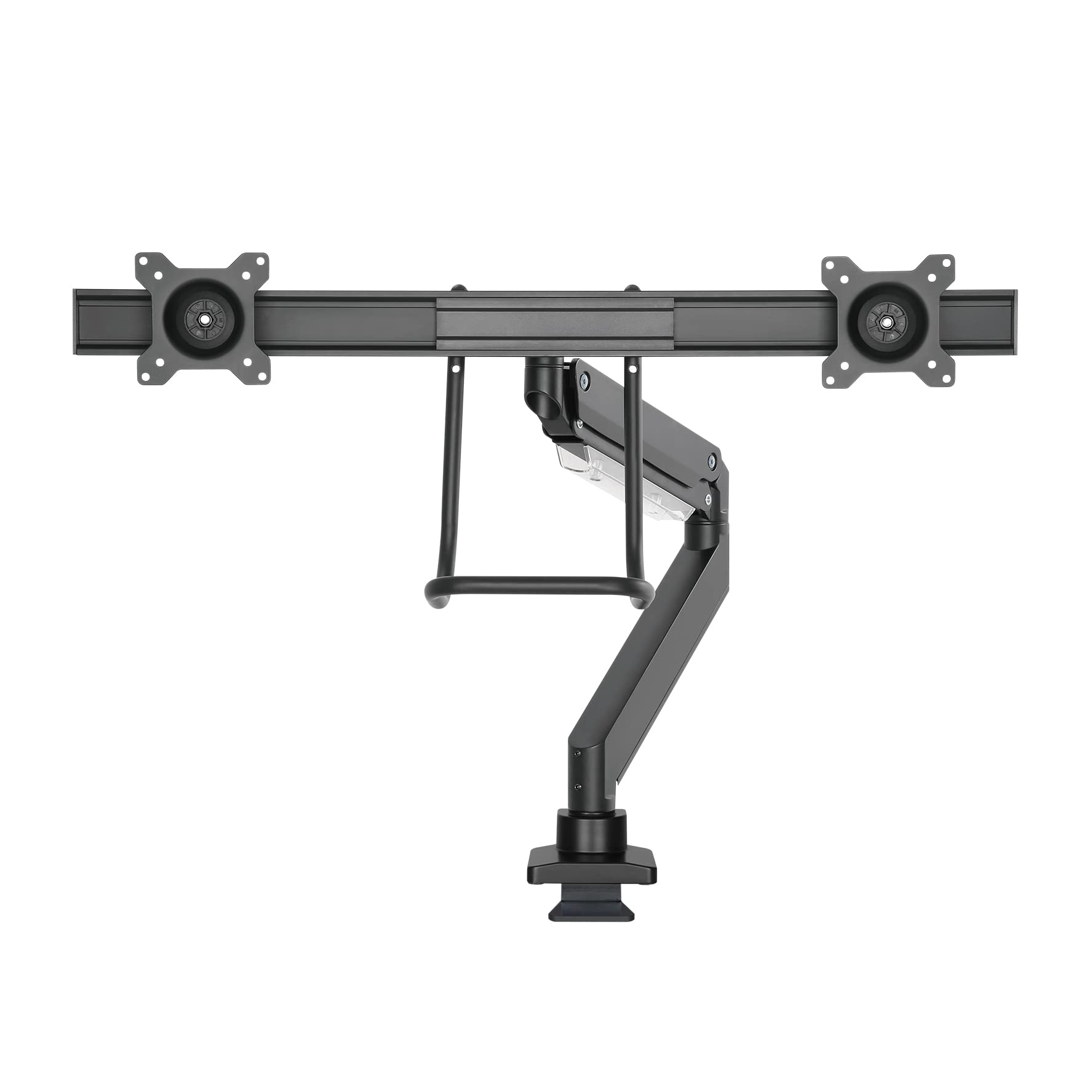 10-32 Inch Flat Screen TV Desk Mount with Clamp & Grommet Base - Space Saving Monitor Stand for Home Office, Gaming & Workspace Setup