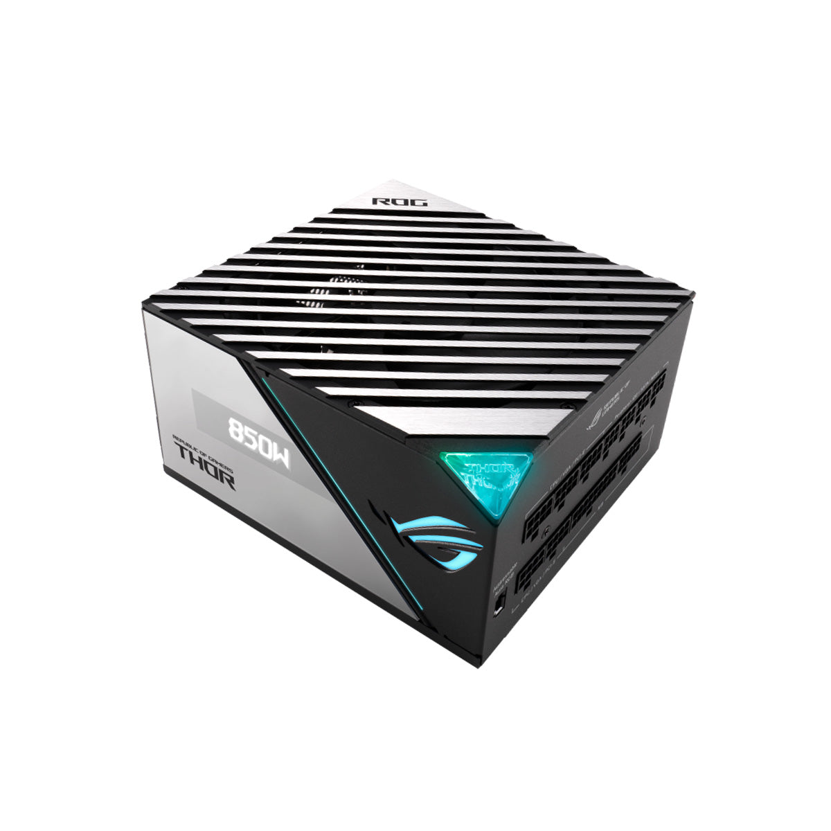 ASUS ROG THOR 850W 80 Plus Platinum Certified Fully Modular Power Supply - Premium Gaming PC & High-End Workstation PSU for Ultimate Performance