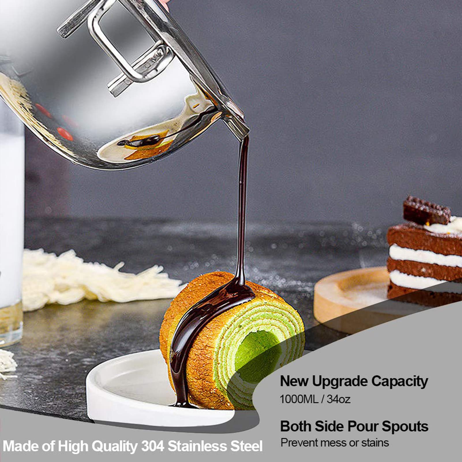 Premium Stainless Steel Double Boiler Pot for Melting Chocolate, Butter, Soap & Wax - Ideal for Candle Making, Candy Crafting & DIY Cosmetics at Home