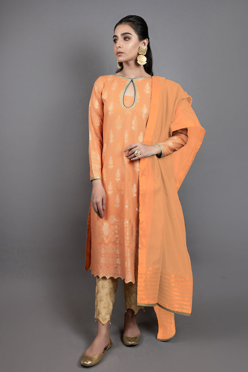 KHURD O NARANJ(B) 2-Piece Set - Elegant Traditional Outfit for Women | Perfect for Weddings, Parties & Special Occasions