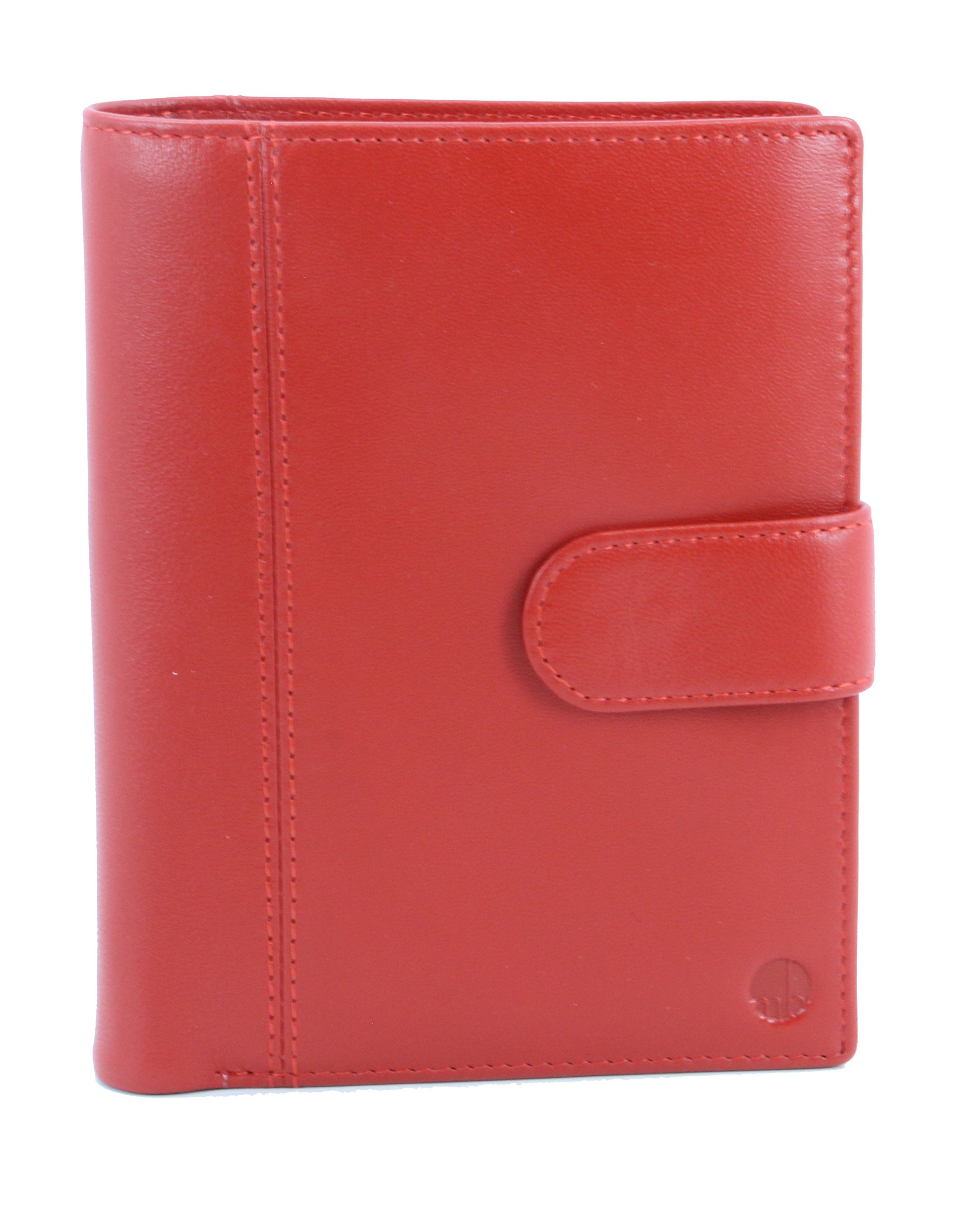 Genuine Sheep Leather Passport Holder - RFID Blocking Family Size Travel Wallet for Men & Women - Perfect for Airports, Vacations & International Trips