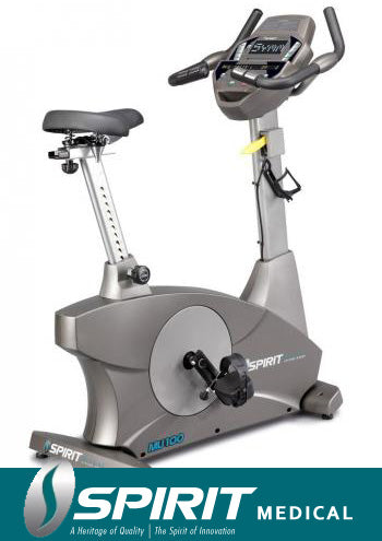 Spirit MU100 Upright Exercise Bike - Premium Home Gym Equipment for Cardio Workouts | Perfect for Indoor Cycling, Weight Loss & Fitness Training
