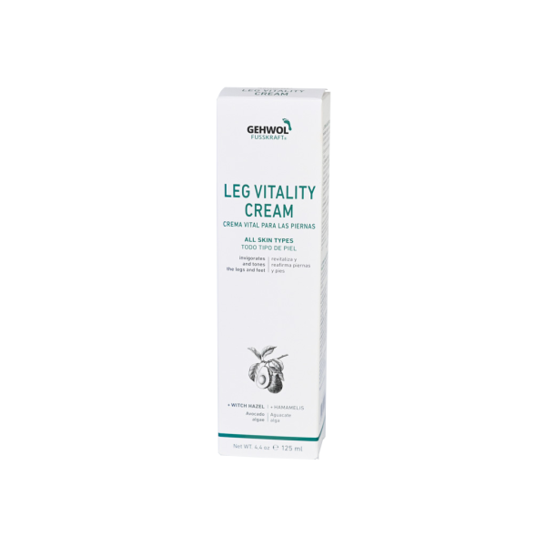 Gehwol Leg Vitality Cream - Moisturizing & Revitalizing Foot Care for Tired, Aching Legs - Perfect for Post-Workout Recovery & Daily Comfort