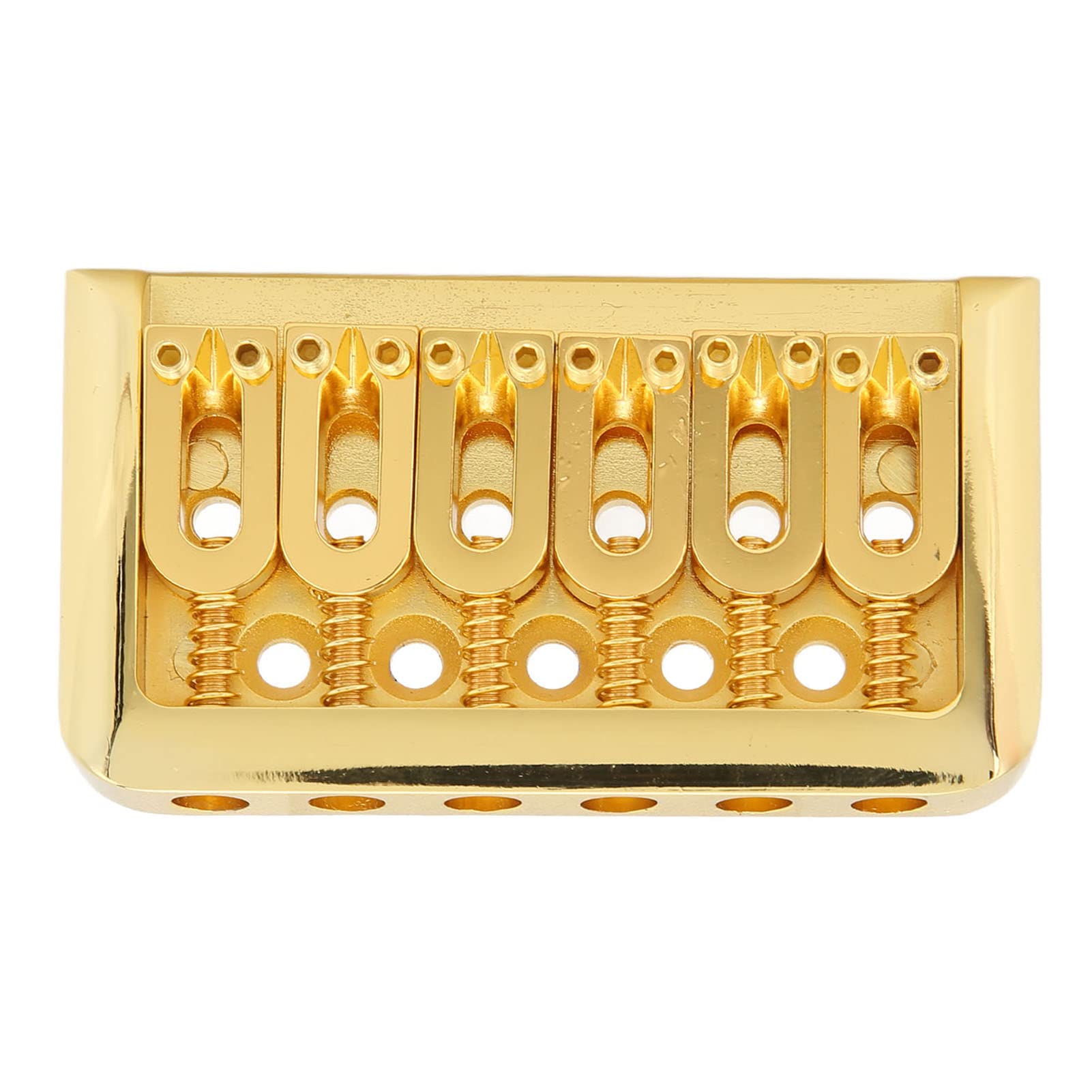 Premium Gold Standard Metal Guitar Bridge - Heavy Duty Fixed Bridge for Electric Guitar, Anti-Deformation & Secure - Perfect for Rock, Blues & Metal Performances