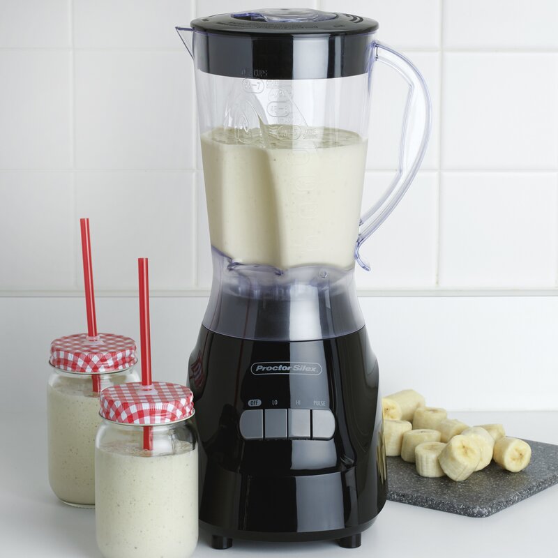 Proctor Silex 56oz Blender 58137 - Powerful Countertop Blender for Smoothies, Shakes & Food Prep - Perfect for Kitchen, Home & Office Use