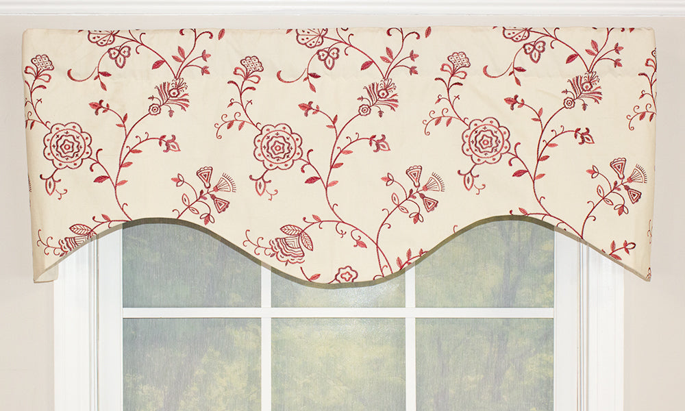 Elvie Cornice Valance - Elegant Window Valance for Living Room, Bedroom & Kitchen Decor - Perfect for Home & Office Window Treatments
