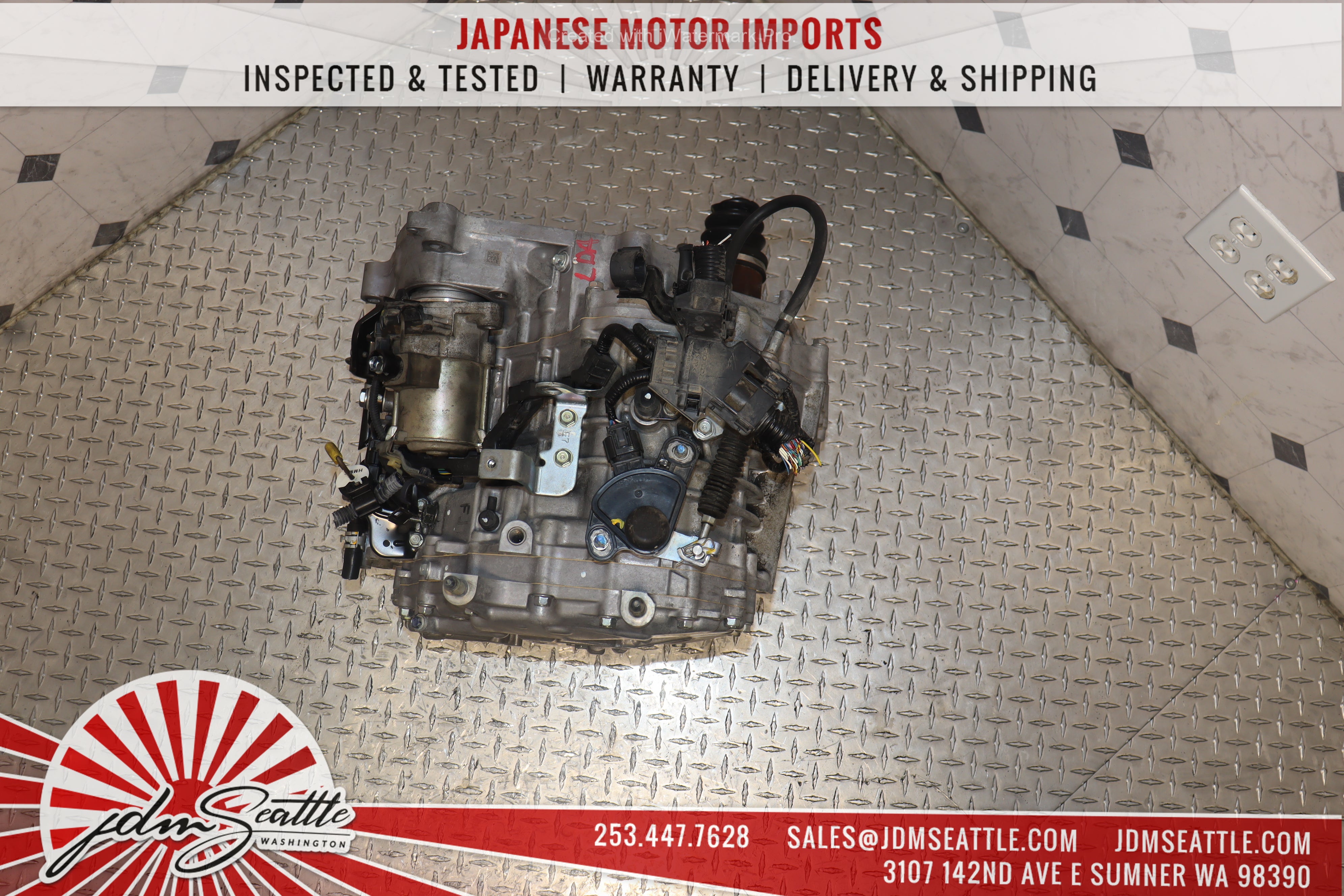 JDM 10-11 Honda Insight Hybrid CVT Automatic Transmission LDA MF6 - Compatible with 2010-2011 Honda Insight Models - Perfect for Smooth Gear Shifting & Fuel Efficiency