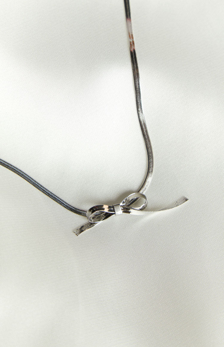Brylee Sterling Silver Bowknot Pendant Necklace for Women - Elegant Jewelry Gift for Birthday, Anniversary & Valentine's Day