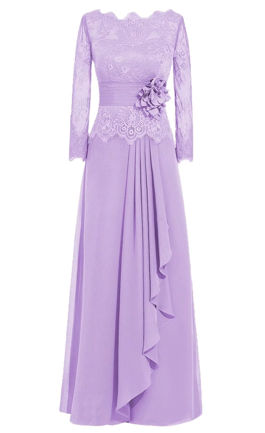 Elegant Plus Size Mother of the Bride Dresses with Long Sleeves - Formal Wedding & Evening Party Gowns for Special Occasions | Perfect for Weddings, Receptions, and Black-Tie Events