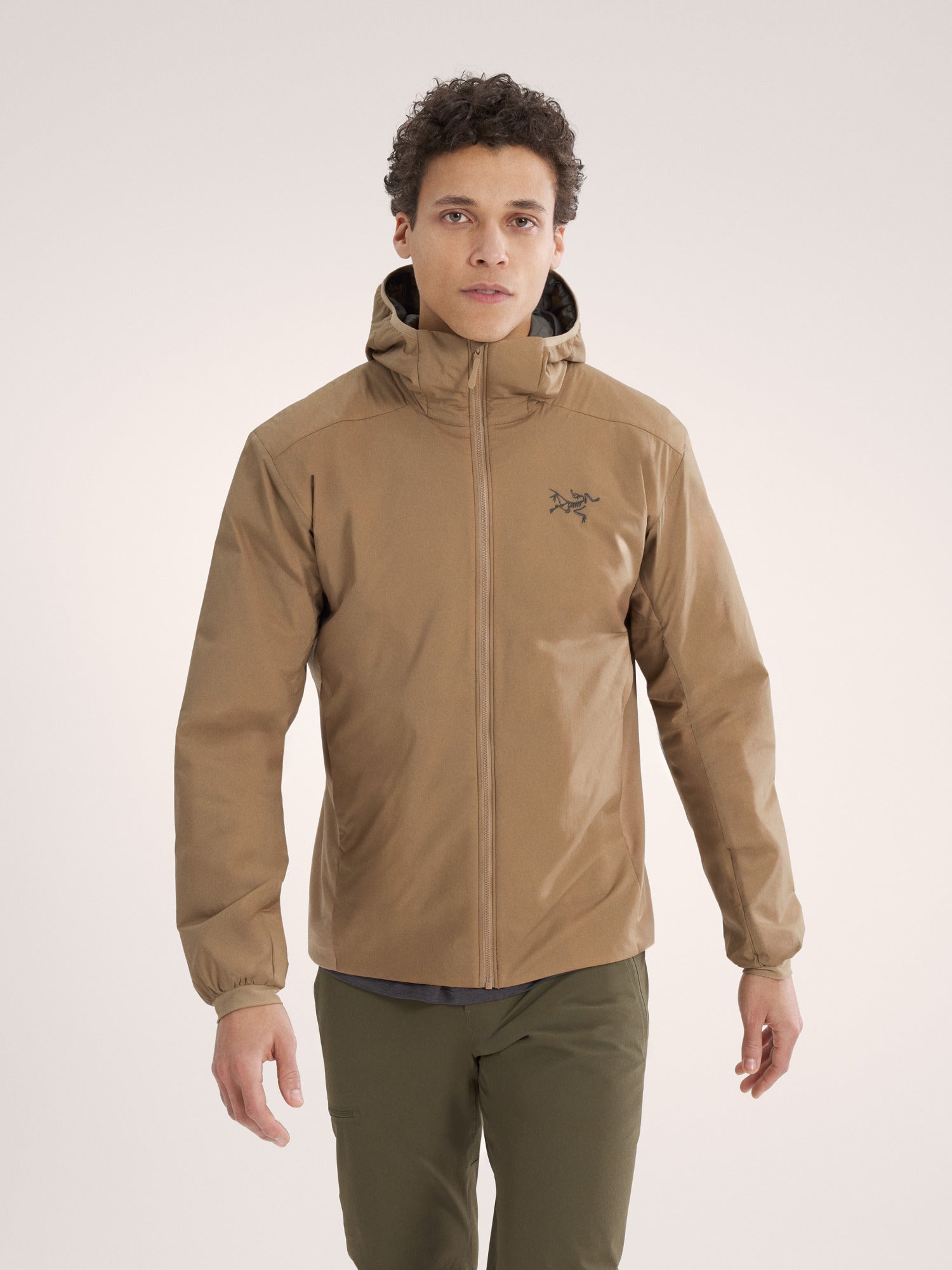 Atom Hoody Men's Lightweight Water-Resistant Hooded Jacket - Perfect for Outdoor Activities, Hiking & Casual Wear