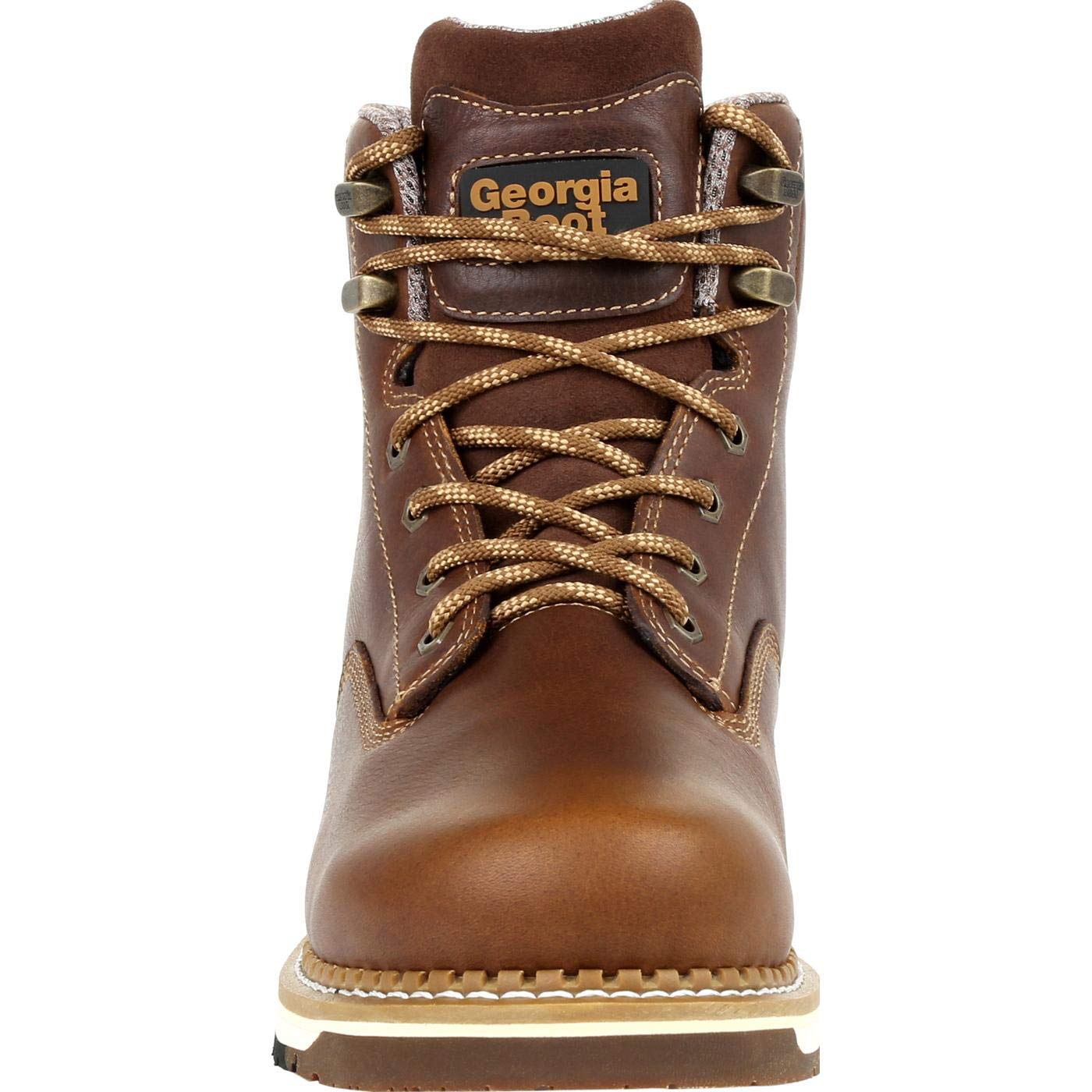 Georgia Boot Men's Brown Amp Lt Wedge Waterproof 6
