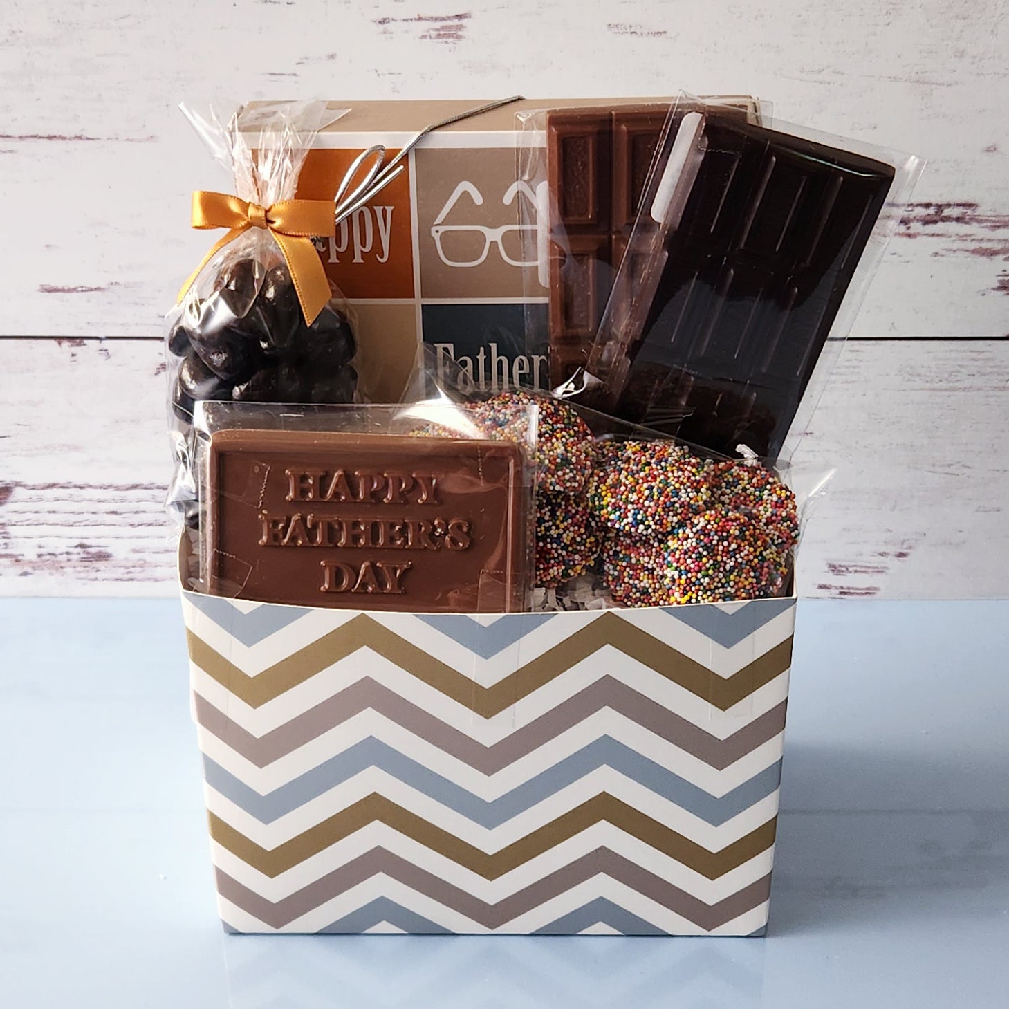 Best Father's Day Gift Basket - Premium Gourmet Snacks & Personalized Gifts for Dad - Perfect for Birthday, Anniversary & Special Occasions