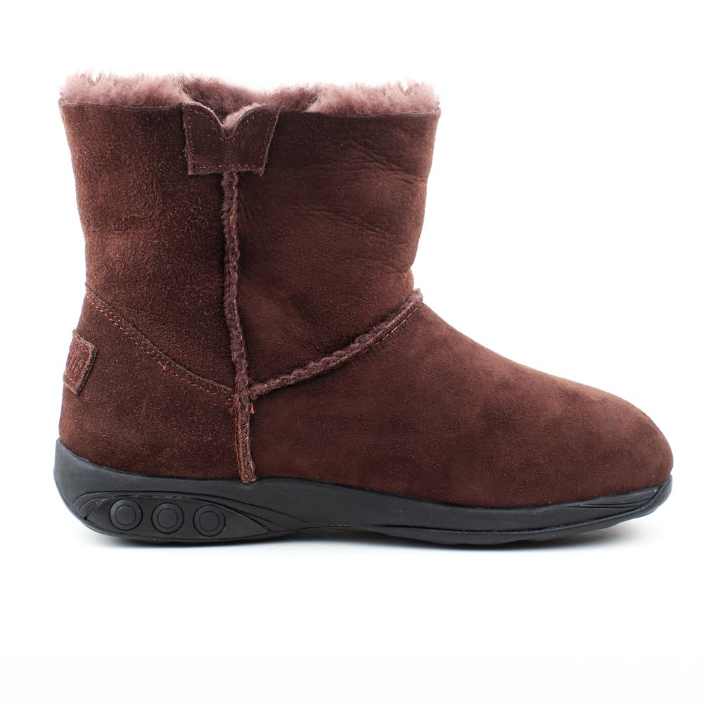 Aubrey Women's Adjustable Sheepskin Winter Boots - Cozy & Comfortable Fur Lined Snow Boots for Cold Weather, Outdoor Walking, and Casual Wear