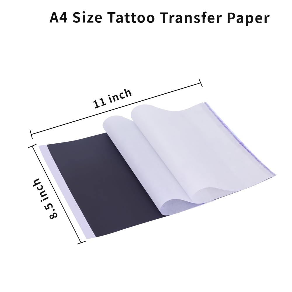 YILONG 50pcs Tattoo Stencil Paper - A4 Size (8.5x11