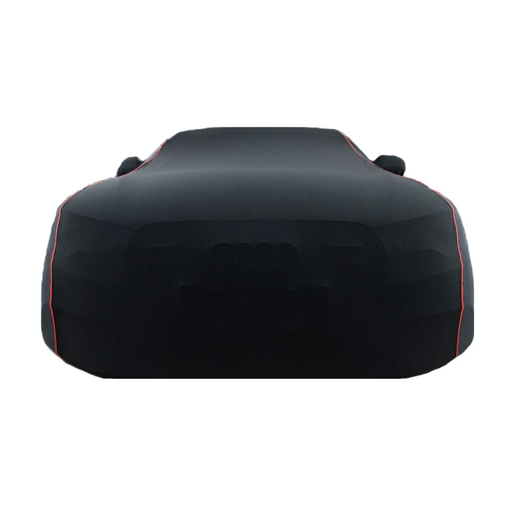 Ferrari 458 Special Car Cover - Sunscreen Dustproof Thick Stretch Cotton Protective Cover (Black Red Line) | All-Weather Protection for Indoor/Outdoor Parking